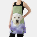 Search for cute labrador retriever aprons Yellow