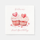 Search for pink cupcake napkins Girl