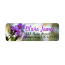 Search for garden return address labels Purple