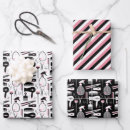 Search for black hair wrapping paper Scissors