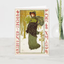 Search for art nouveau christmas cards Xmas