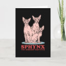 Search for sphynx cat cards Sphinx