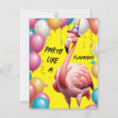 Search for funny flamingo birthday cards Party