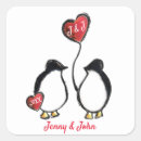 Search for penguins wedding stickers Cute
