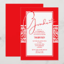 Search for red white damask invitations Elegant