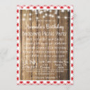 Search for rustic bbq invitations Picnic