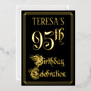 Search for 95 years birthday invitations Elegant