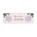 Search for snowflake baby shower return address labels Cute