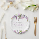 Search for lavender paper plates Bridal shower