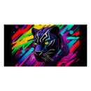 Search for panthers posters Black