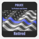 Search for retired cops stickers Police