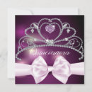 Search for bling quinceanera invitations Elegant