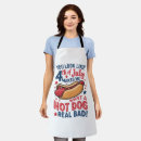 Search for hot dog aprons July