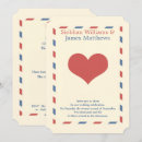 Search for airmail invitations Blue