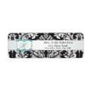 Search for damask wedding return address labels Bridal