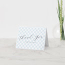 Search for blue gingham thank you cards Boy