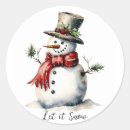 Search for snowman tag stickers Winter