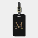 Search for monogram luggage tags Black