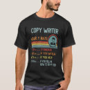 Search for writer mens tshirts Job