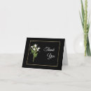 Search for calla lilies thank you cards Simple