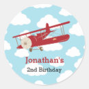 Search for red plane stickers Baby shower