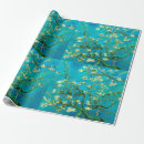 Search for blossoms wrapping paper Blossoming almond tree
