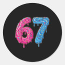 Search for lucky numbers stickers Six
