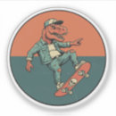 Search for cool skateboard stickers Dinosaur