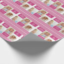 Search for photo collage wrapping paper Girly