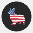 Search for usa flag and dog stickers Red white and blue