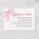 Search for no wrap baby shower enclosure cards Unwrapped