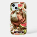 Search for hippopotamus iphone cases Tropical