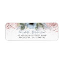 Search for blue gold glitter return address labels Modern