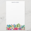 Search for wildflower stationery paper Feminine