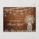 Search for will you be my bridesmaid postcards Rustic