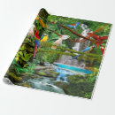 Search for waterfalls wrapping paper Jungle