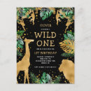 Search for black and gold 1st birthday invitations Cute