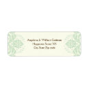 Search for mint green wedding return address labels Modern