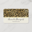 Search for leopard business cards Cat