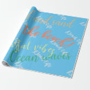 Search for ocean life wrapping paper Coastal