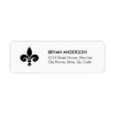 Search for fleur de lys return address labels French