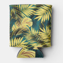 Search for palm leaves can coolers Illustration