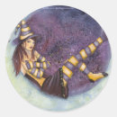 Search for fairy witch stickers Moon
