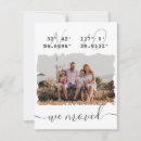Search for coordinates invitations New address