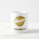 Search for gold lips mugs Fashion