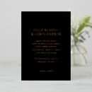 Search for rose gold foil invitations Classy