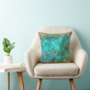 Search for turquoise and gold glitter cushions Elegant