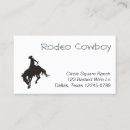 Search for rodeo business cards Silhouette