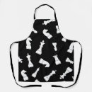 Search for black chess aprons Black and white