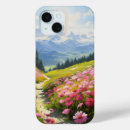 Search for mountain flower iphone cases Pink